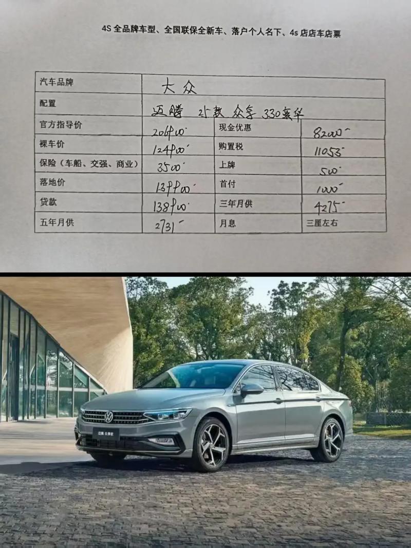 大众迈腾什么价 大众迈腾现在的价格